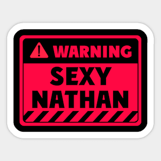 sexy Nathan Sticker